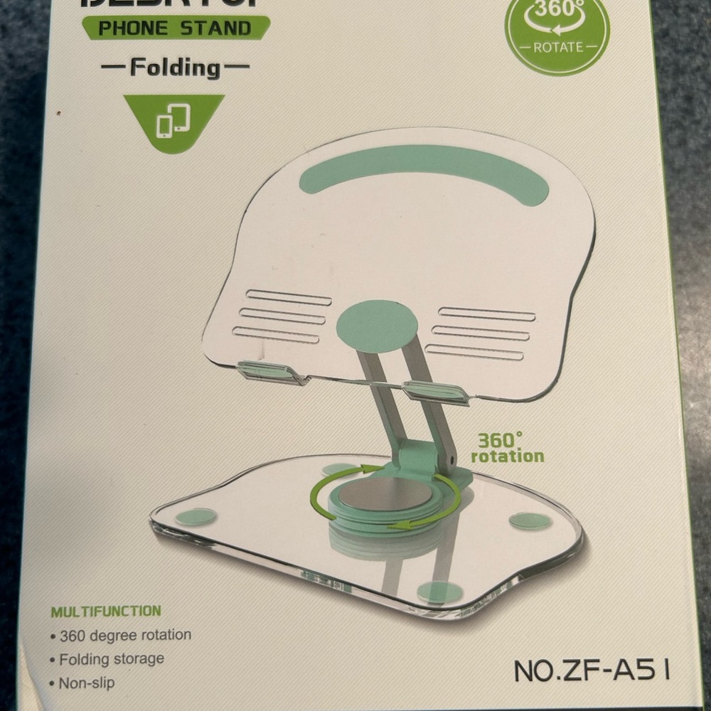 Desk top phone or tablet folding stand brand new